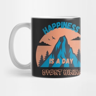 HAPPINESS IS A DAY SPENT HIKING Mug